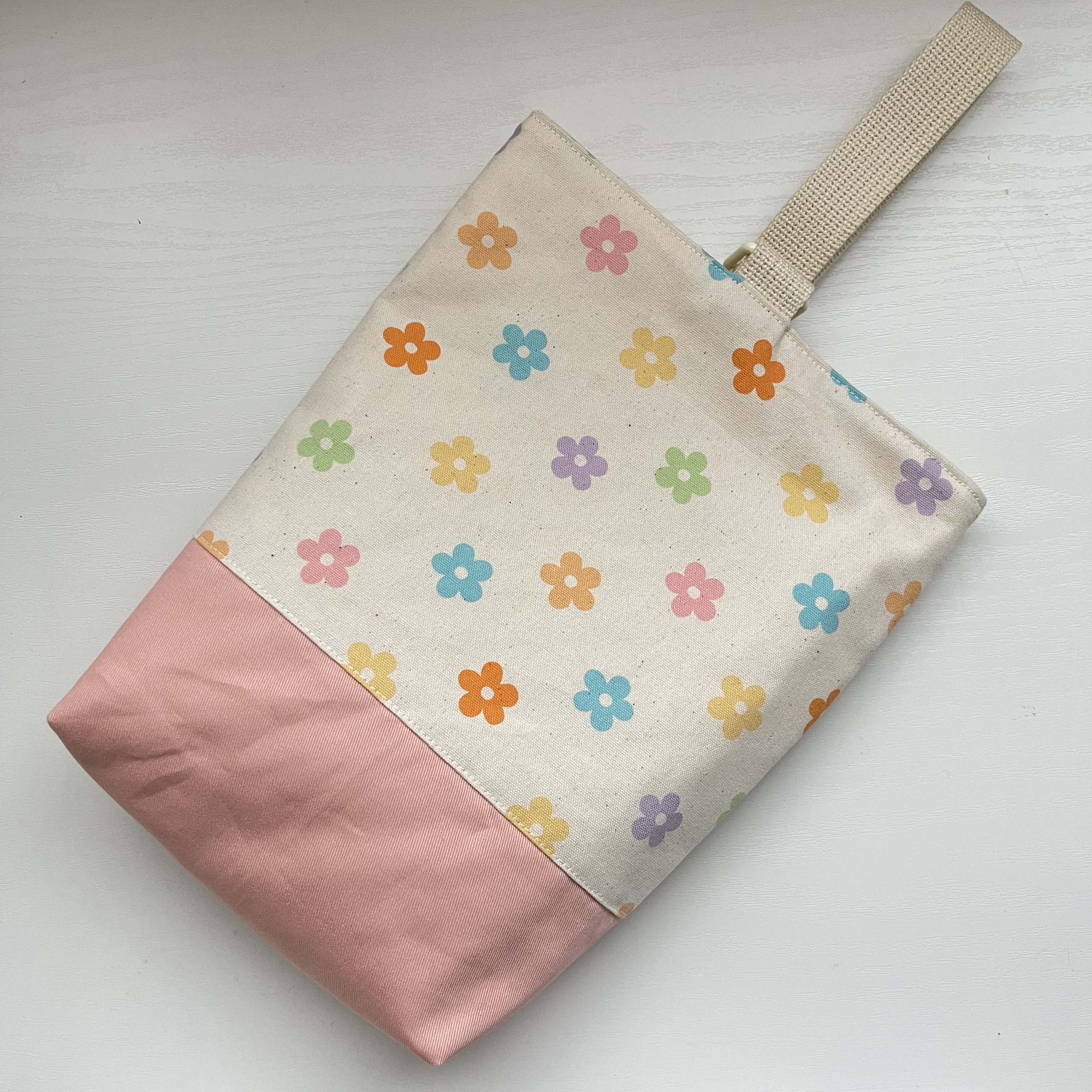 【完成品】花柄　入園入学3点セット