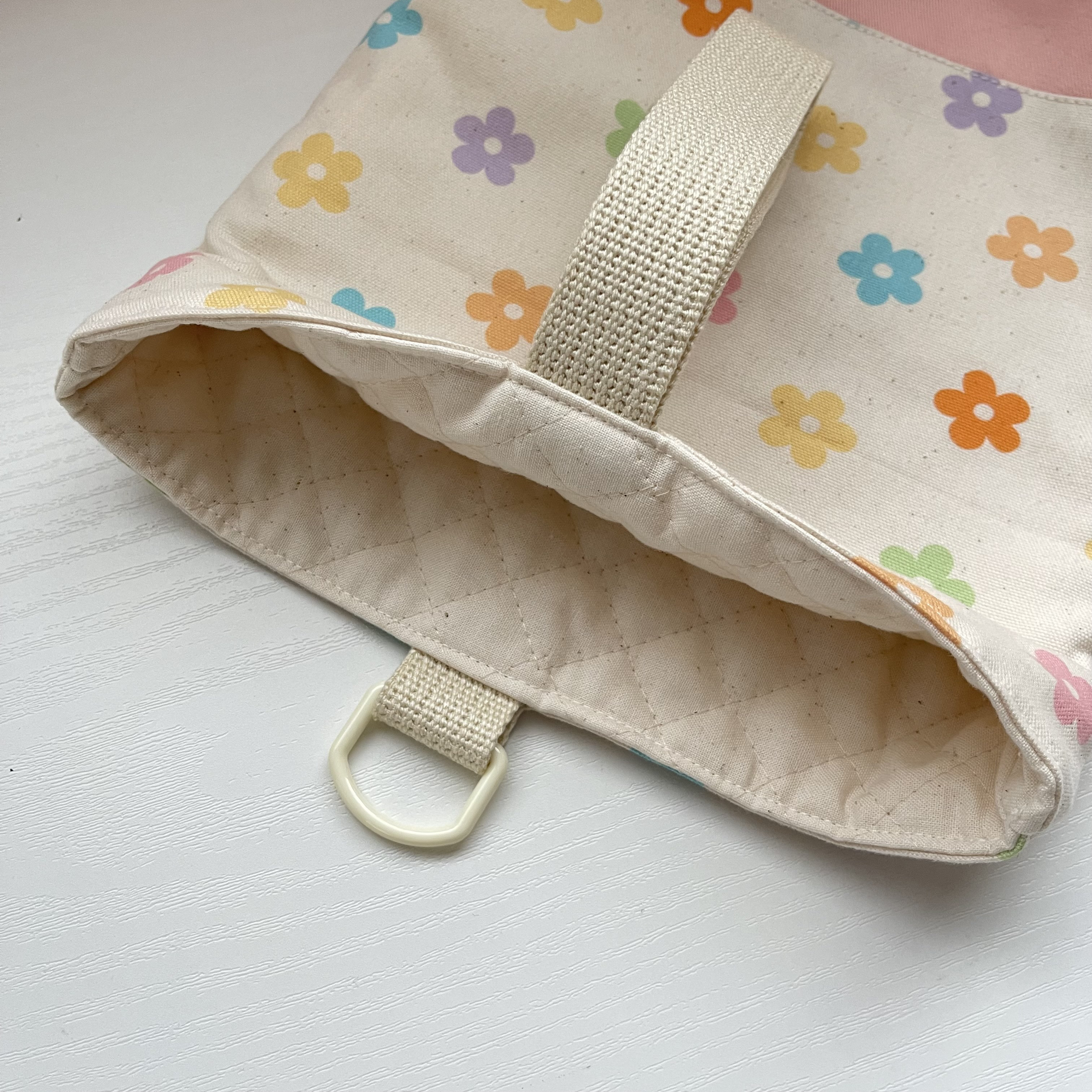 【完成品】花柄　入園入学3点セット