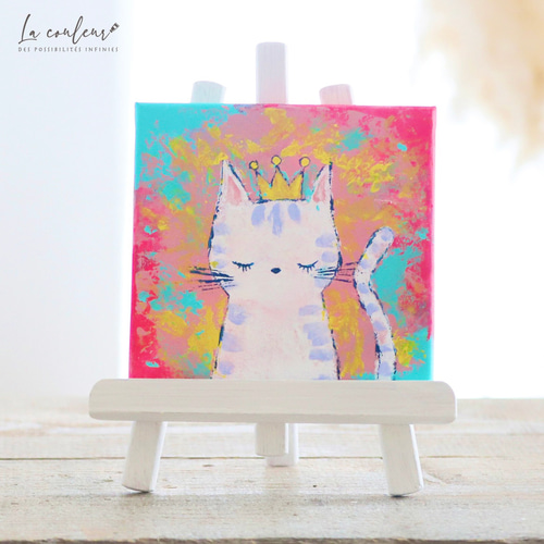 絵画。原画☆キャンバスF10【かわいい猫たちが一緒に香ばしいお風呂に入ります】 絵画。原画☆キャンバスF10【かわいい猫たちが一緒に香ばしいお