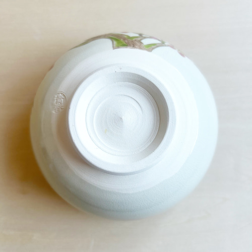 抹茶茶碗　桃の花 色絵 桃の花 抹茶茶碗 茶碗・めし碗 清香〜きよか〜 通販 18835062