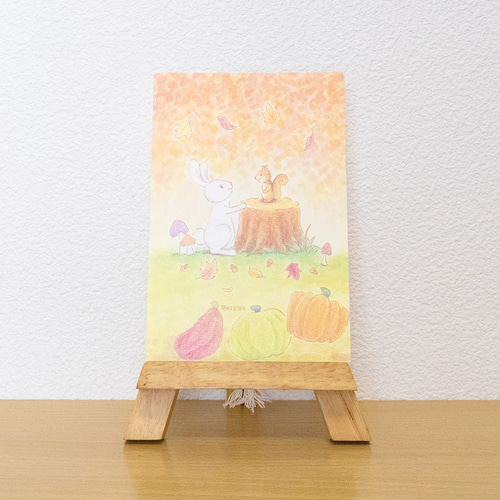 即日発送】キッズアート ポストカード 水彩画 水彩画 ポストカード