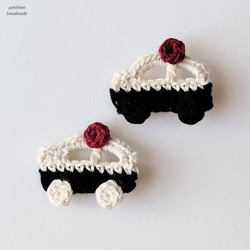 パトカー☆救急車☆ベビーヘアクリップ　ヘアゴム パトカー☆救急車☆ベビーヘアクリップ ヘアゴム