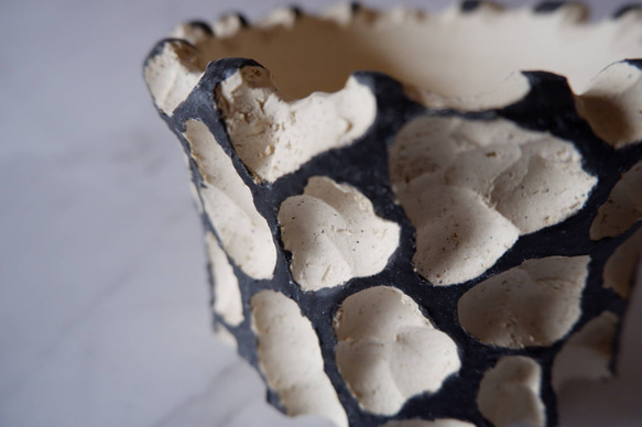 4号黒化粧砂岩鉢821　塊根植物　多肉植物　盆栽　植木鉢　作家鉢　沖縄 2枚目の画像