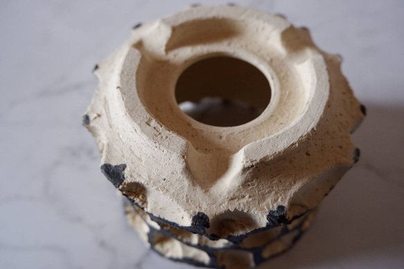 4号黒化粧砂岩鉢821　塊根植物　多肉植物　盆栽　植木鉢　作家鉢　沖縄 6枚目の画像