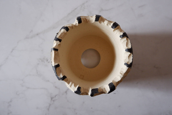 4号黒化粧砂岩鉢821　塊根植物　多肉植物　盆栽　植木鉢　作家鉢　沖縄 5枚目の画像