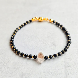 14Kgfブレスレット　オイルインクォーツ　ハーキマー ハーキマークォーツ ブレスレット の人気通販｜Creema(クリーマ) 国内