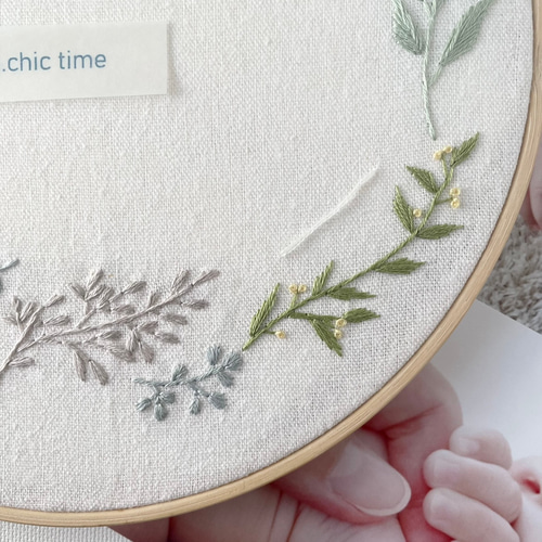 刺繍キット】⚘ボタニカルフォトフレーム⚘ キット ra.chic time 通販
