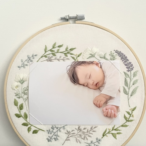 モコママ　刺繍　フレーム 刺繍キット】⚘ボタニカルフォトフレーム⚘ キット ra.chic time 通販