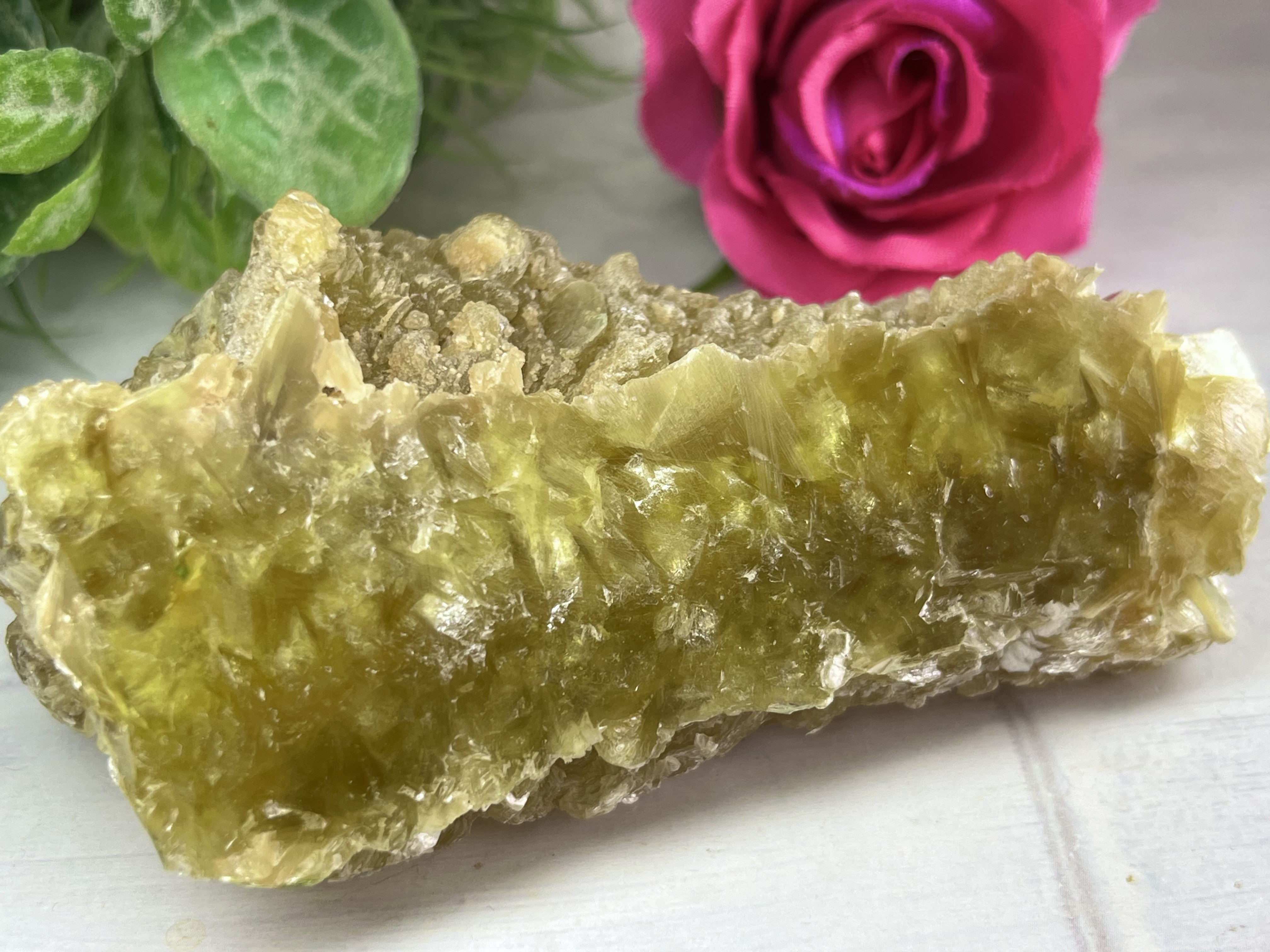 ポジティブストーン✨　ゴールデンマイカ　原石　ラフストーン　金雲母　ブロゴバイト