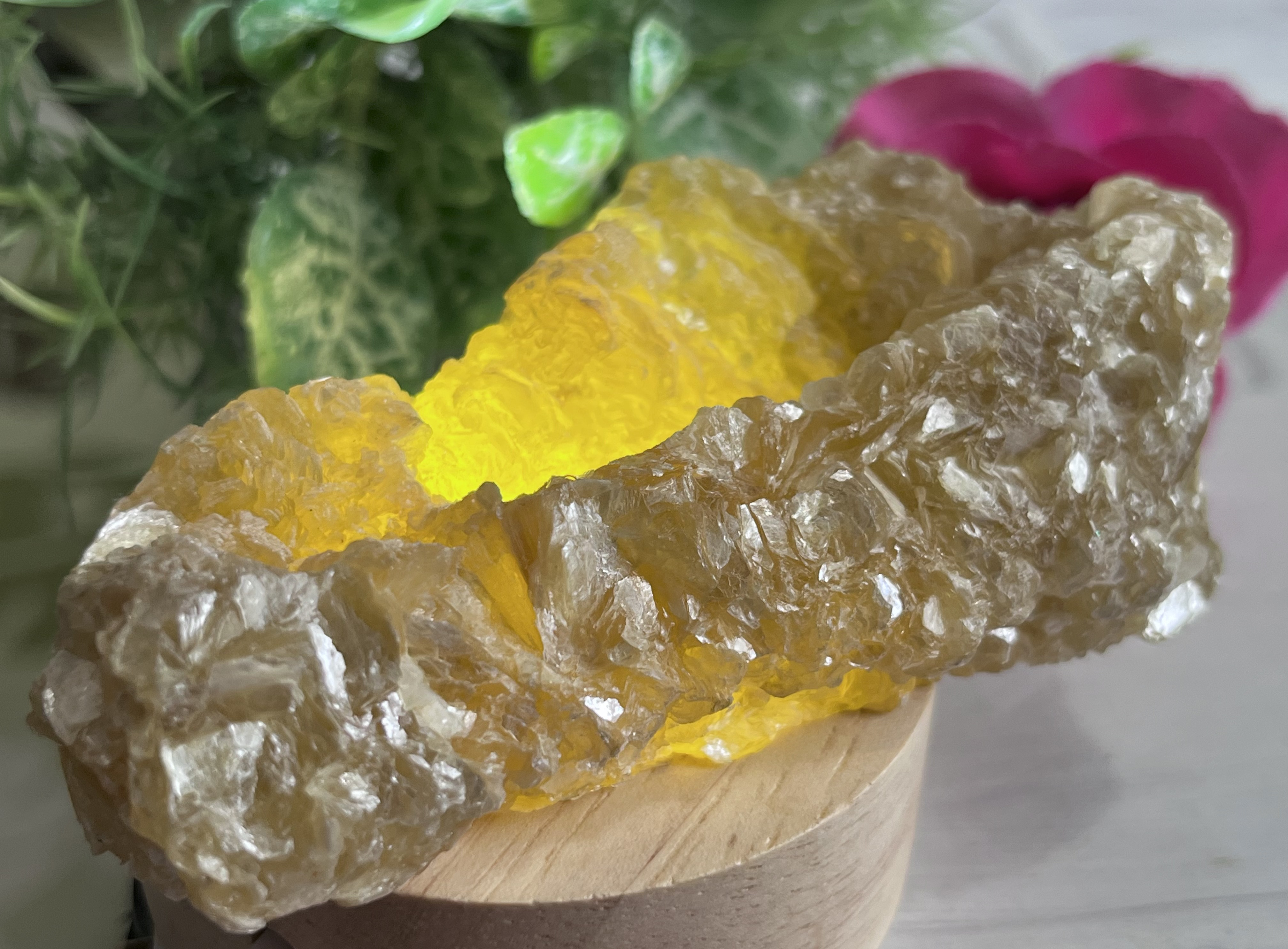 ポジティブストーン✨　ゴールデンマイカ　原石　ラフストーン　金雲母　ブロゴバイト