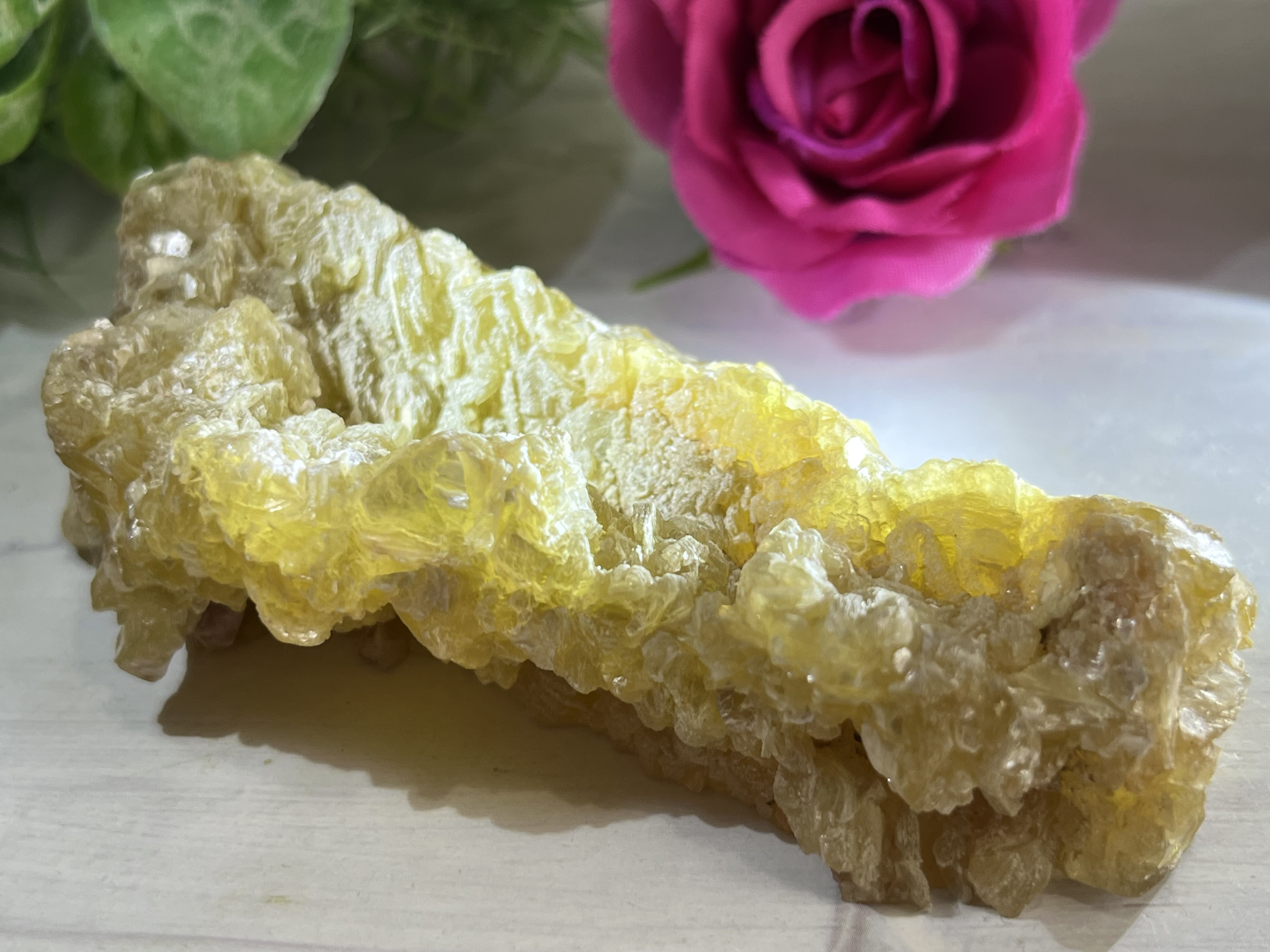 ポジティブストーン✨　ゴールデンマイカ　原石　ラフストーン　金雲母　ブロゴバイト