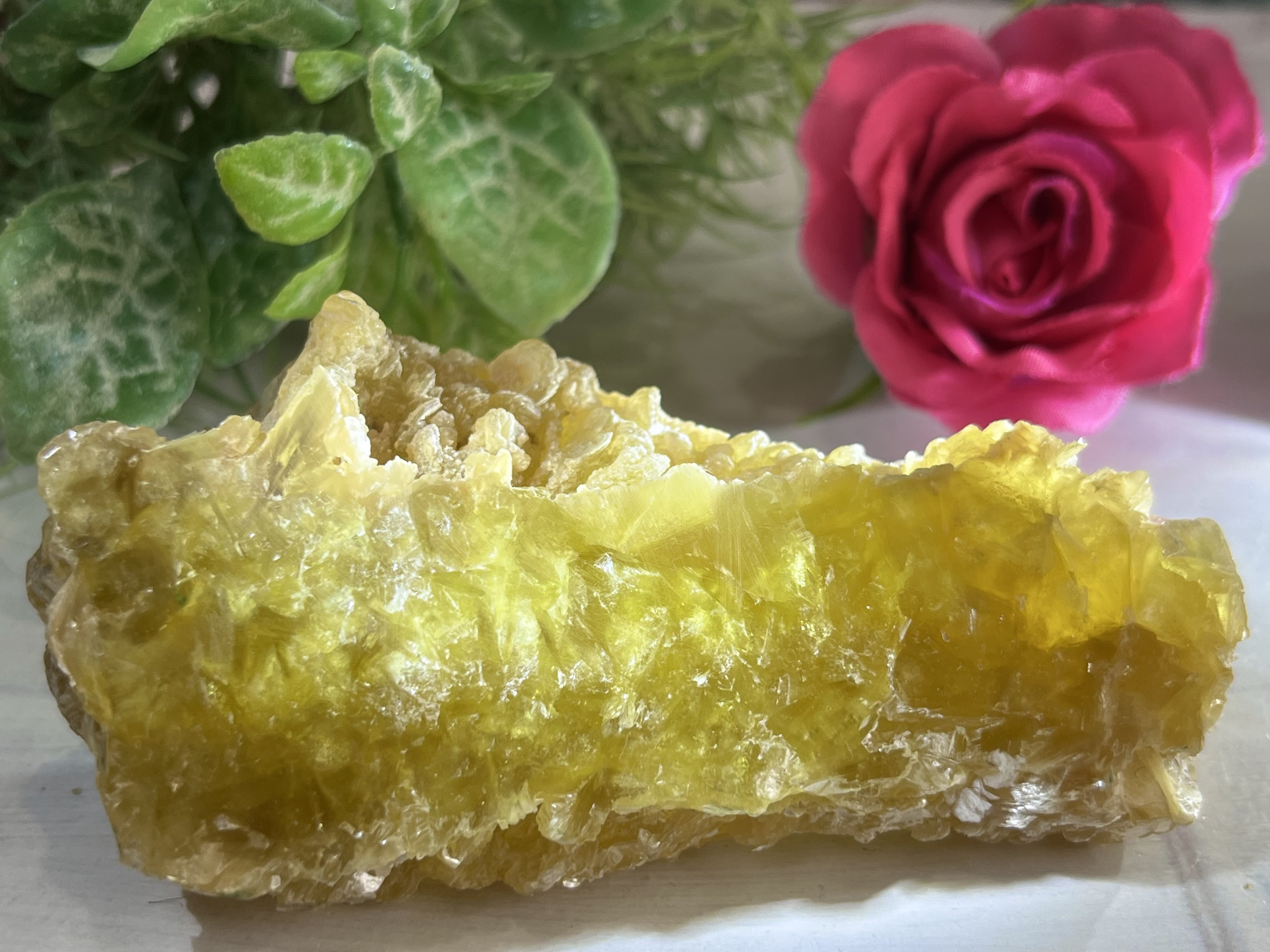 ポジティブストーン✨　ゴールデンマイカ　原石　ラフストーン　金雲母　ブロゴバイト