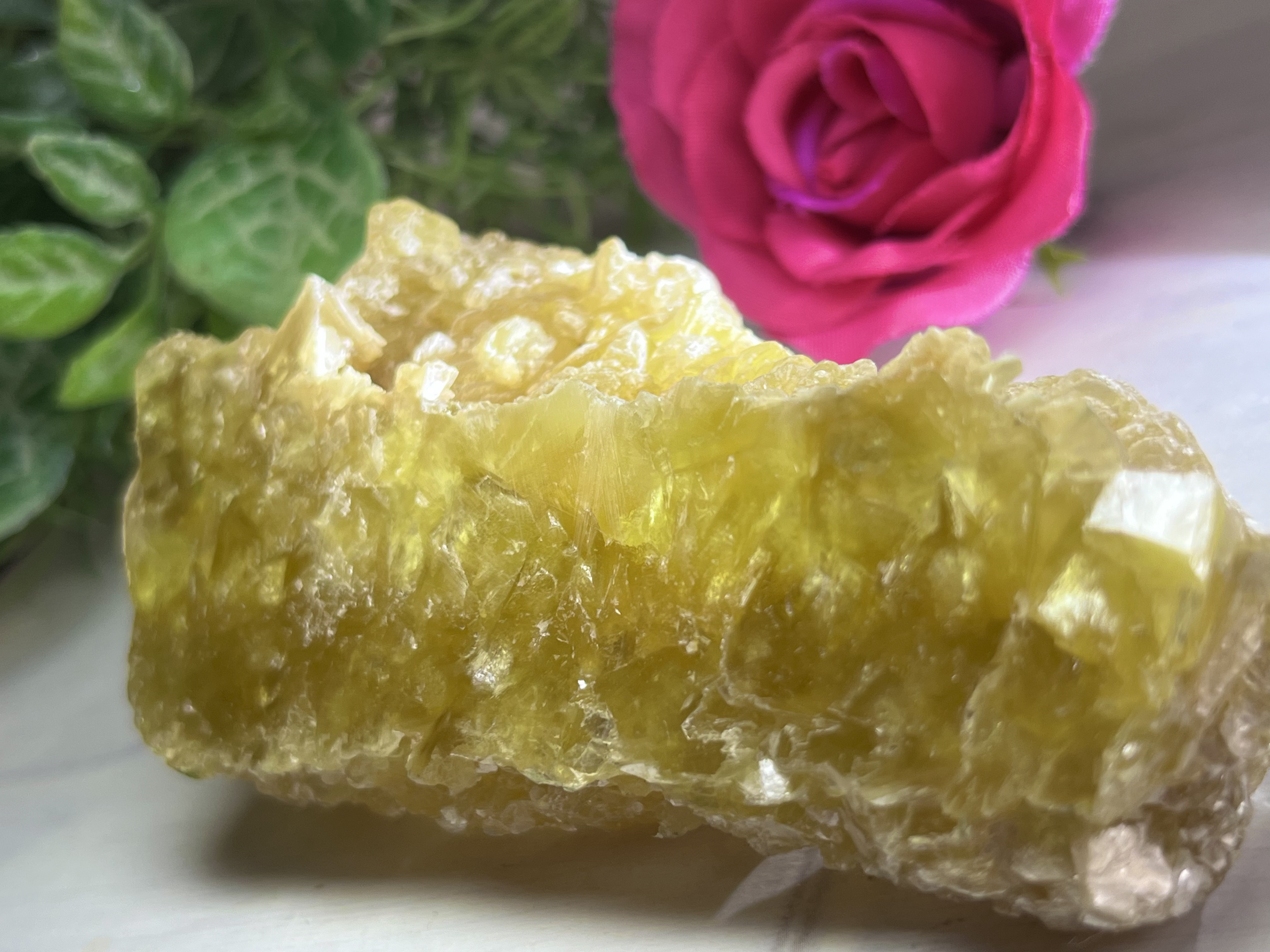 ポジティブストーン✨　ゴールデンマイカ　原石　ラフストーン　金雲母　ブロゴバイト