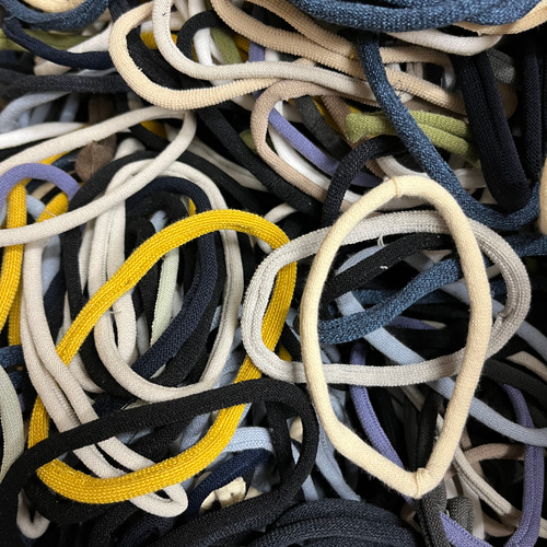 靴下ハギレ（輪っか） 約6.3kg 糸くず処理済み【B9】 はぎれ エコな