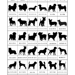 犬 キーホルダー お好きな犬種で彫刻可 シルエット イラスト オリジナルキーホルダー ワンちゃん 5枚目の画像