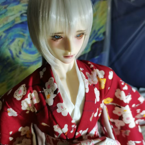 和服 トレイン付きドレス オビツ フィギュア用衣服 1/3、1/4、1/6、1