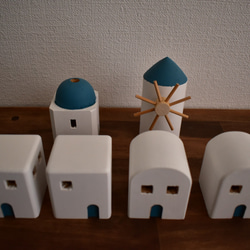 『Creema限定』大人の積み木『サントリーニな街』中セット 6枚目の画像