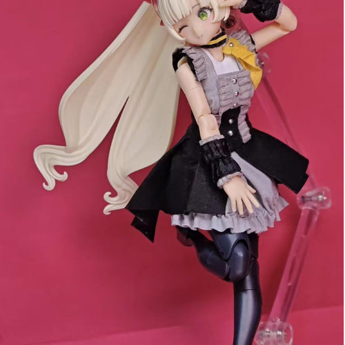 1/12アイドルドレス フィグマ布製衣装 1/12アゾン SHFドール服 ドール