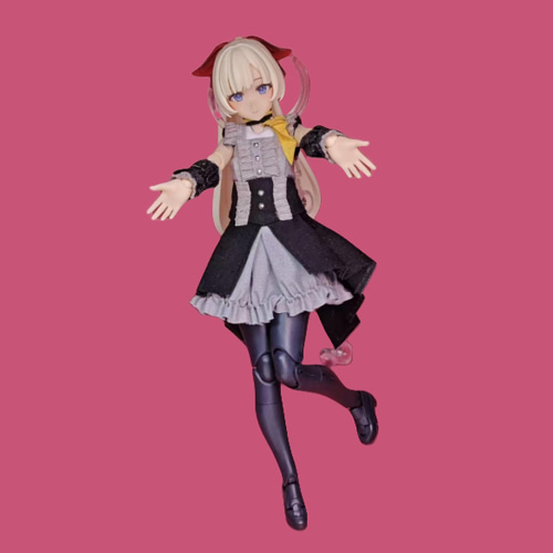 1/12アイドルドレス フィグマ布製衣装 1/12アゾン SHFドール服 ドール
