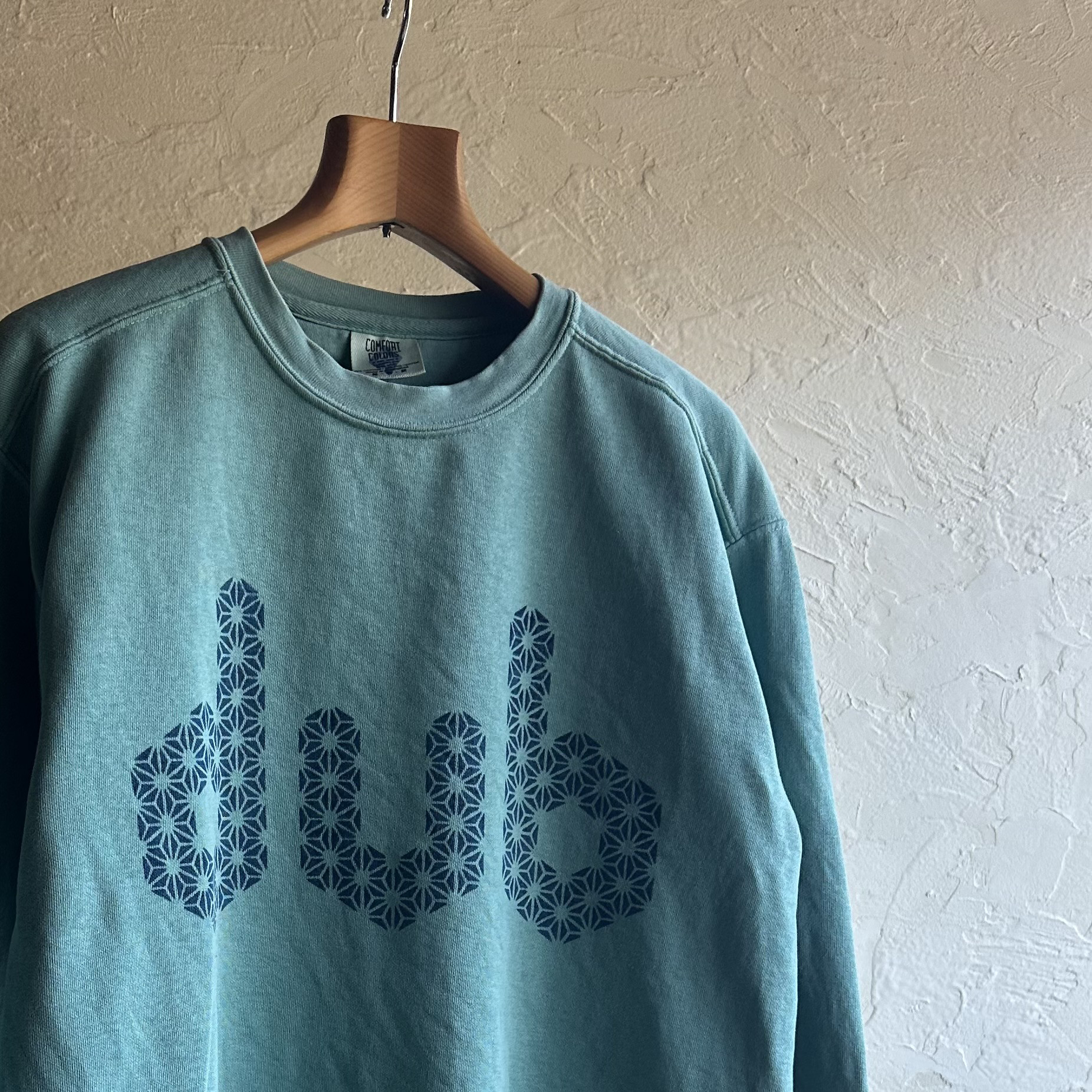 「dub」　藍染め　スウェット、パーカー