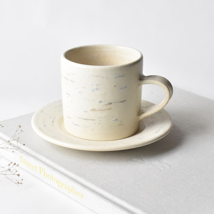 White birch mug ＆ saucer 05 白樺のマグ＆ソーサー