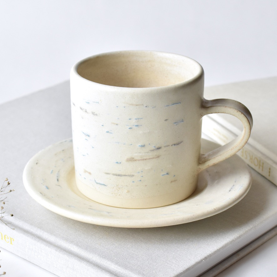 White birch mug ＆ saucer 05 白樺のマグ＆ソーサー