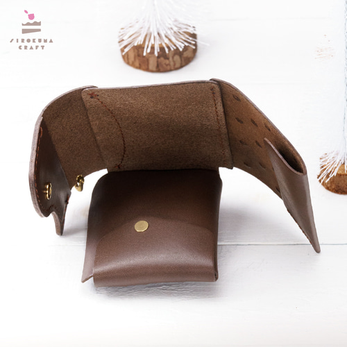 melty-Wチョコストロベリーのミニ財布（キーリング付） 二つ折り財布