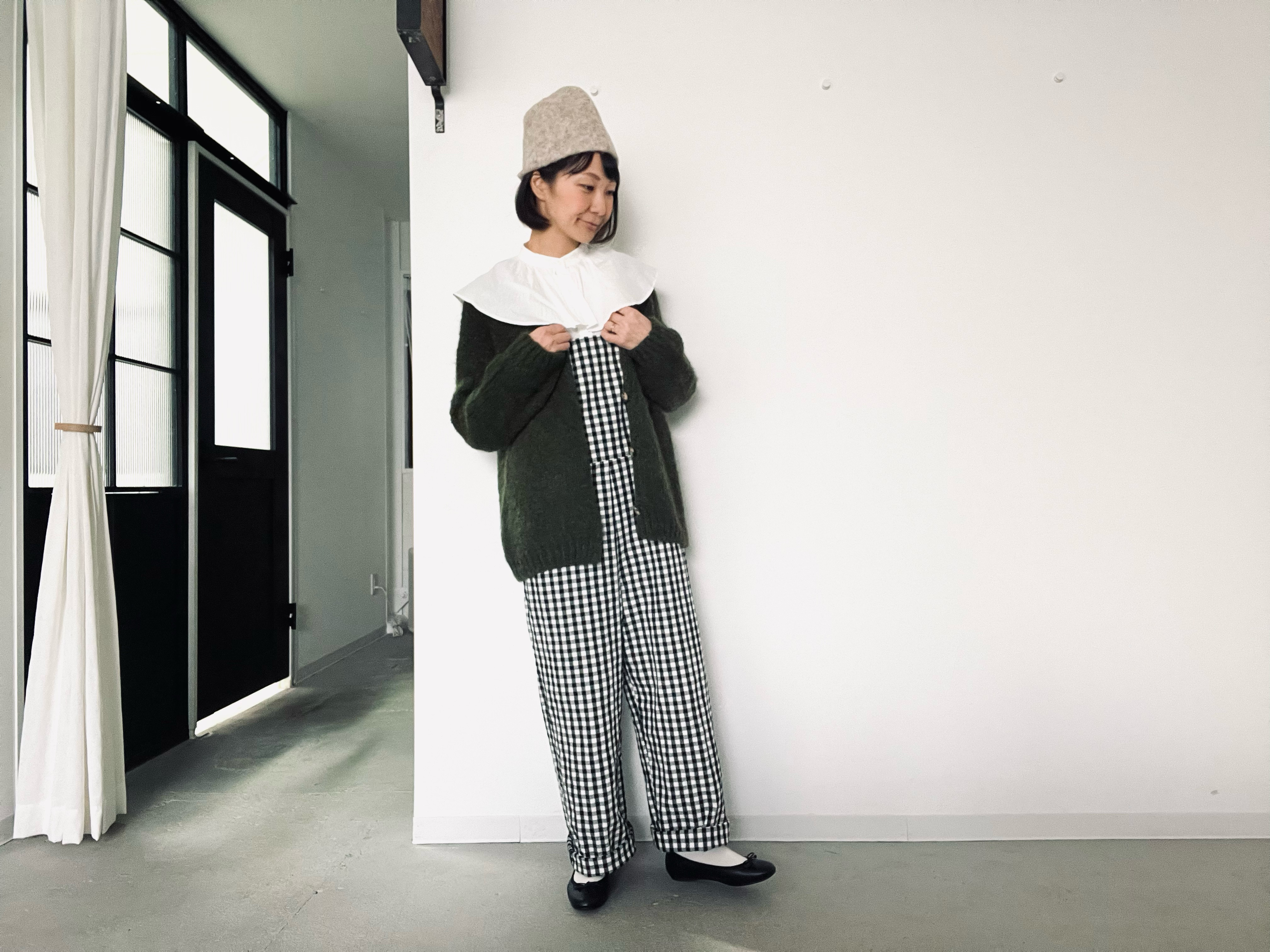 ギンガムチェックのサロペット⚮̈オーバーオール⚮̈ オールインワン⚮̈