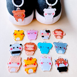 ゆきだるま ヘアゴム/ブローチ 【冬 雪だるま スノーマン】ヘア