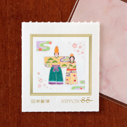 おひなさま 85円切手1枚【3月の切手】 レターセット y-mirasol 通販