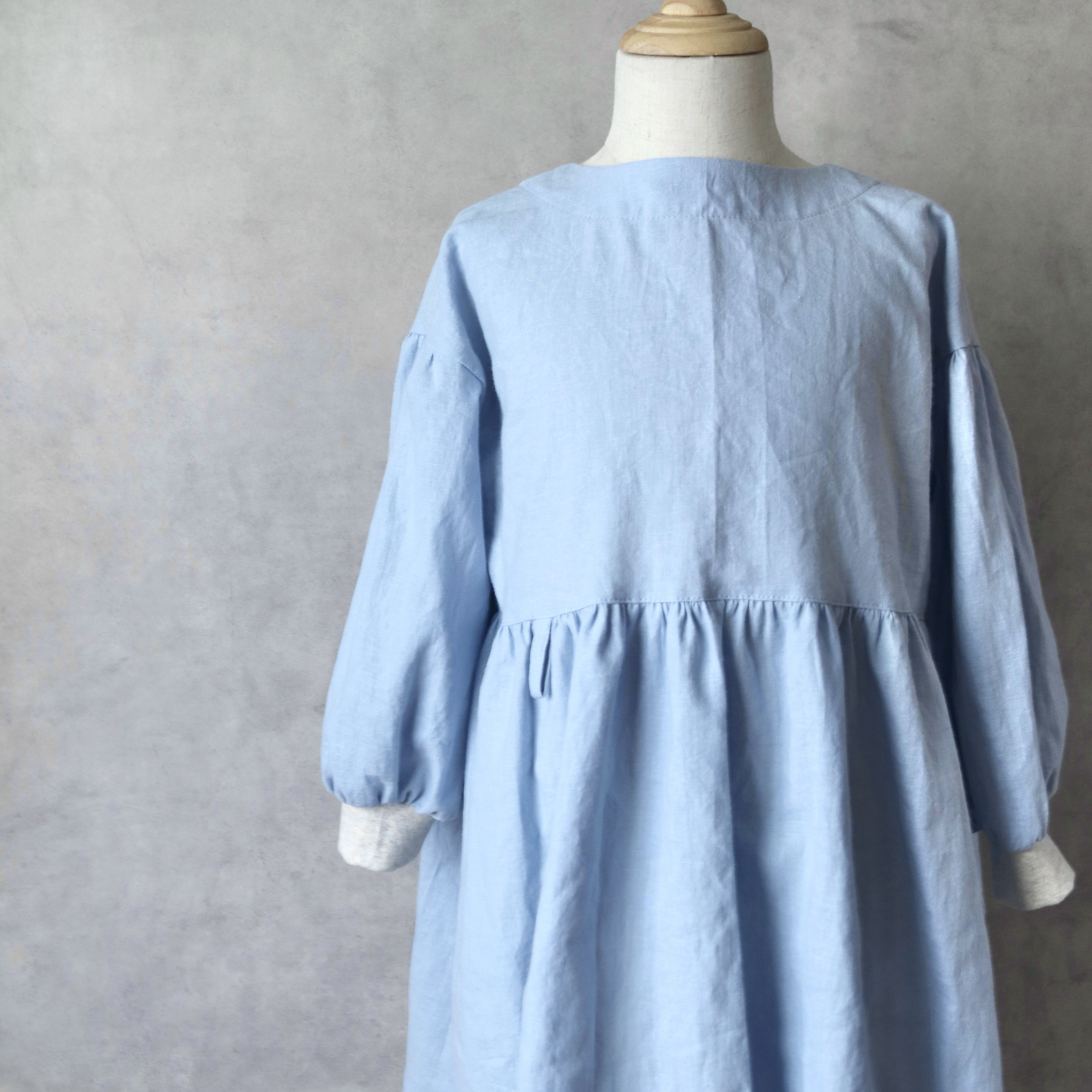 【ハーフリネン×割烹着】子どもの4wayかっぽう着 | 台所育児に