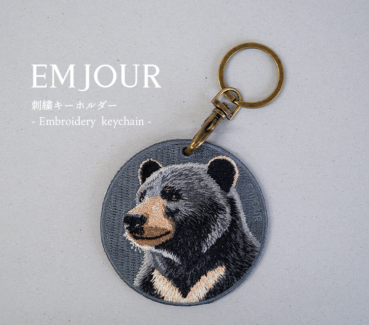 3点セット 熊の牙 ツキノワグマ 熊の爪 ニホンジカ 鹿の角 キーホルダー