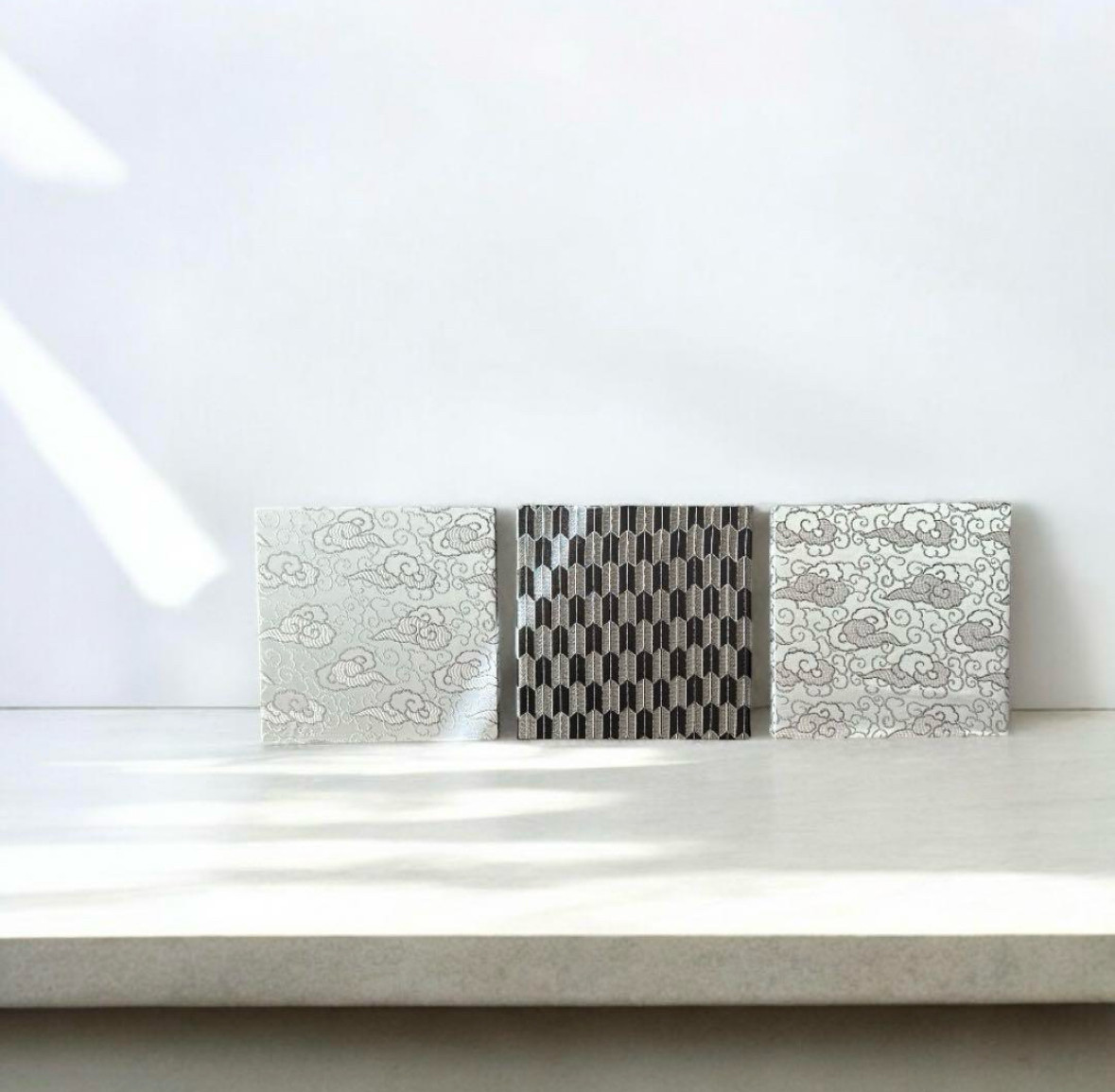 ◼︎005◼︎和柄ファブリックパネル (3セット) サステティナブル 和モダン