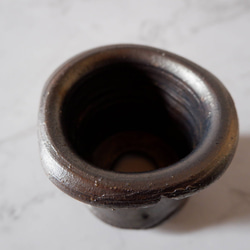 3号燻し金彩鉢836　塊根植物　多肉植物　盆栽　植木鉢　作家鉢　沖縄 4枚目の画像