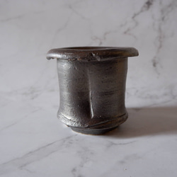 3号燻し金彩鉢836　塊根植物　多肉植物　盆栽　植木鉢　作家鉢　沖縄 3枚目の画像