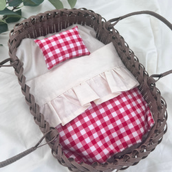 山田　お人形用クーファン　ピンク 山田様専用 お人形用クーファン ピンク特別