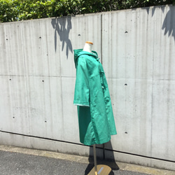 グリーンのデニムのダッフルコート 10枚目の画像