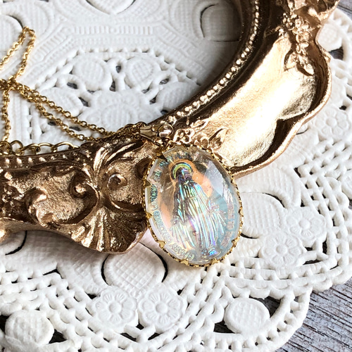 1970s ジャーマン ヴィンテージ マリア様 オーロラ インタリオ