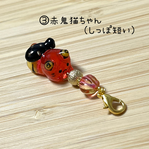 専用ページ 鬼猫ちゃん 2匹 ピアス（フック・チェーン） MICO* 通販