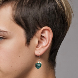 りんごのピアス・イヤリング/green apple/青リンゴ/黄緑/青緑 11枚目の画像