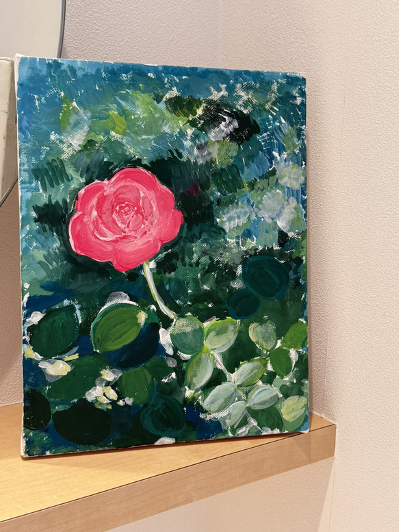 花の絵、薔薇の絵、アート、現代アート、キャンバス、アクリル 花の絵、薔薇の絵、アート、現代アート、キャンバス、アクリル