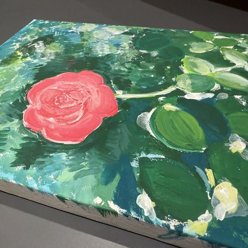 花の絵、薔薇の絵、アート、現代アート、キャンバス、アクリル 花の絵、薔薇の絵、アート、現代アート、キャンバス、アクリル
