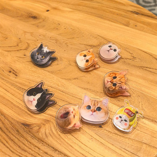 10個【うちの子オーダーメイド】うちの子 PPクリップ アクリル ペット