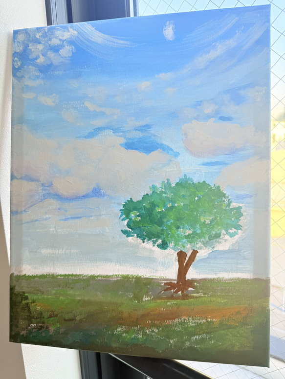 現代アート/原画/キャンバス/一点物/絵画/アクリル/手描き A-4/25】原画 抽象画 風景画 星空 宇宙 絵画 キャンバス 真作