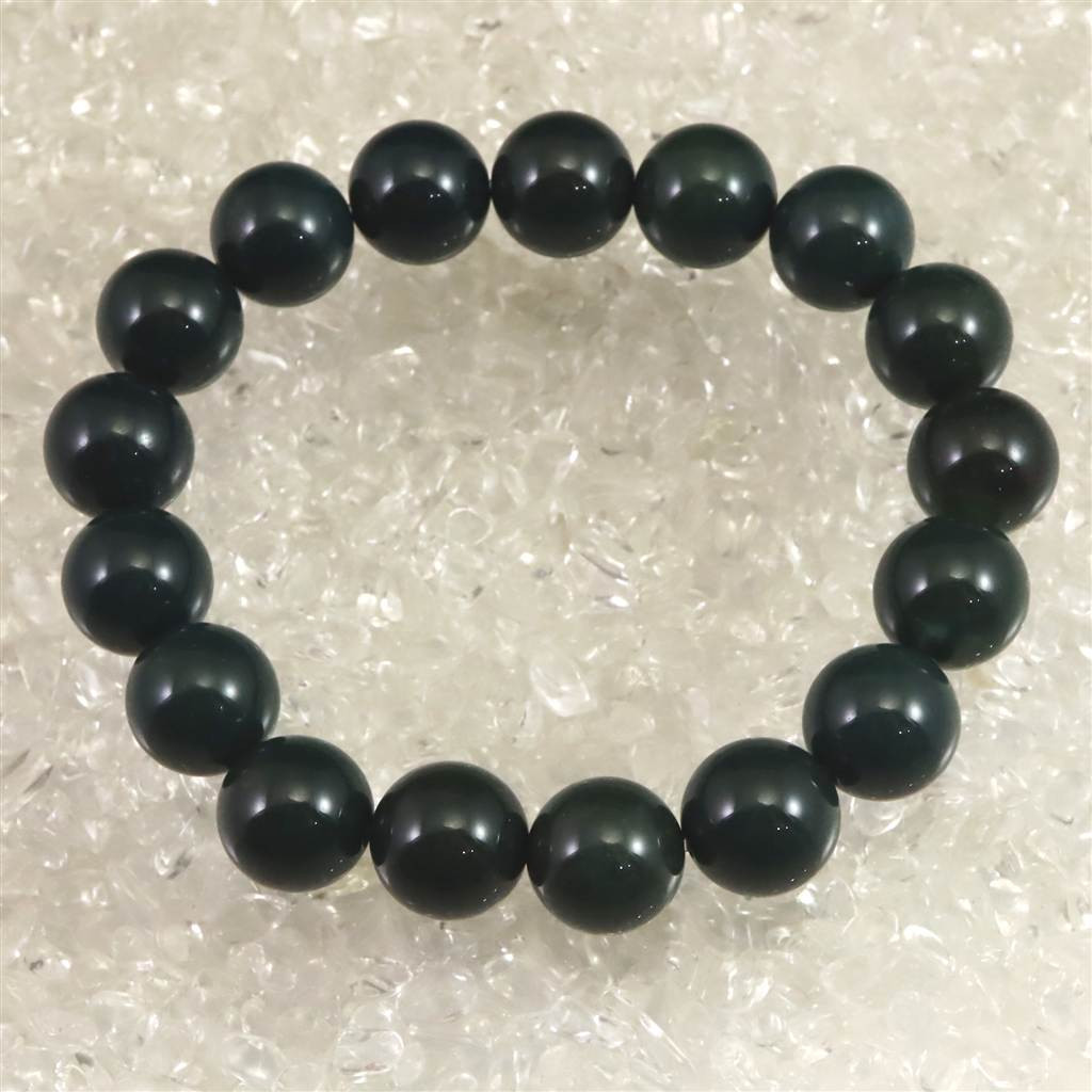 出雲碧玉 出雲石 SA 12mmブレスレット ディレクトリーカード付 40.9g #41045