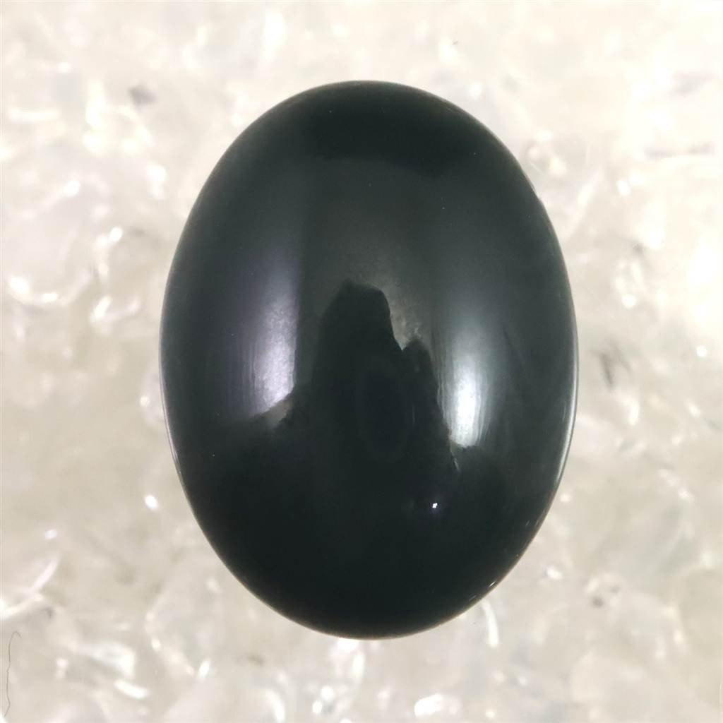 出雲碧玉 出雲石 20mmオーバル ルース ディレクトリーカード付 2.42g　 #89309