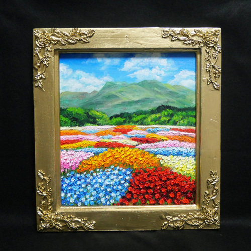 油絵 絵画 ミニ絵画 【雪のクリスマスツリー】 絵画 HR 通販