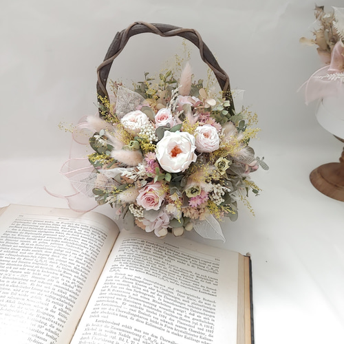 ドライフラワー★お花いっぱいフレームアレンジメント★癒し♪卓上♪ギフト♪母の日♪ ドライフラワーアレンジメント 結婚式 お祝いギフト 誕生日 記念日