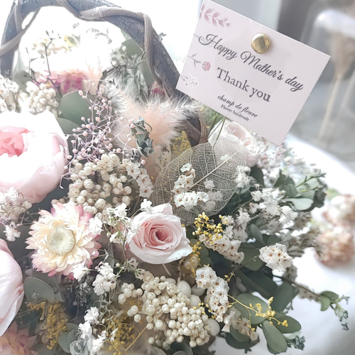 ドライフラワー★お花いっぱいフレームアレンジメント★癒し♪卓上♪ギフト♪母の日♪ ドライフラワーアレンジメント 母の日 結婚式 お祝いギフト 誕生日