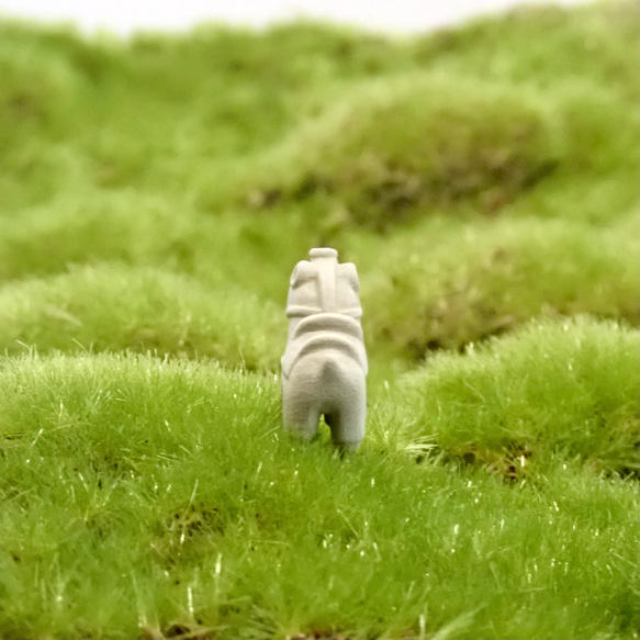 苔テラリウム用フィギュア『ハニワ馬』テラコッタ色or白色 11枚目の画像